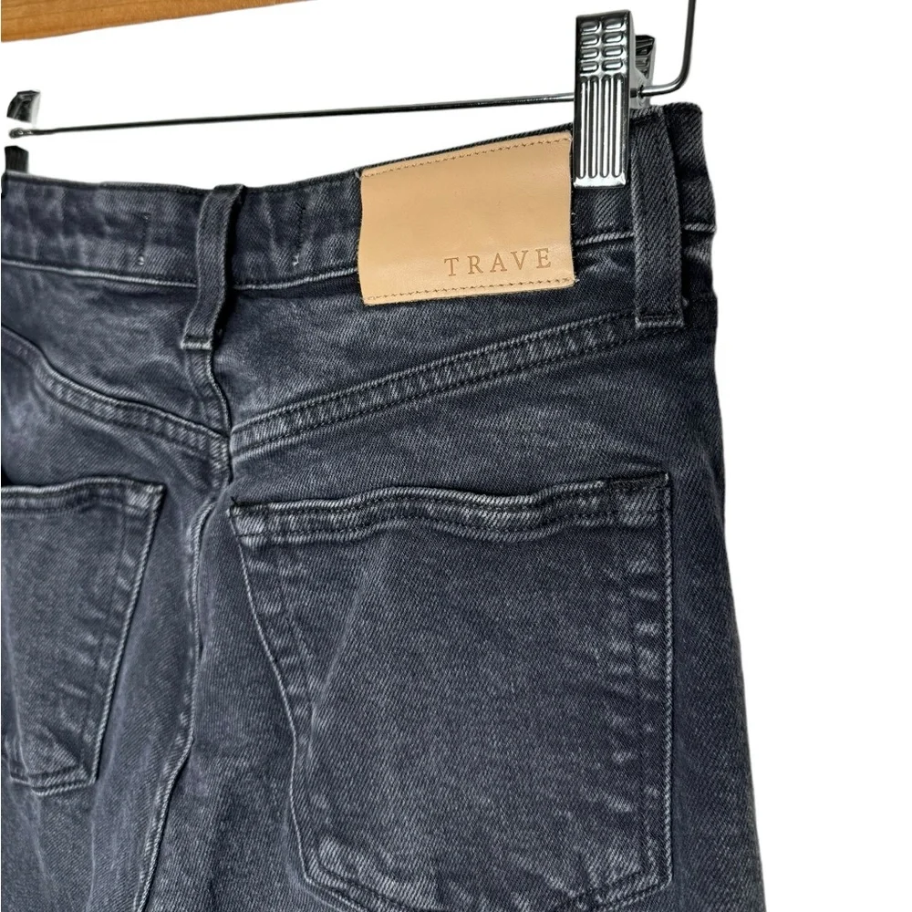 Trave | Berit Relaxed Straight Cuffed Jeans in Night Fever 26
